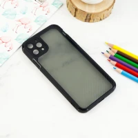 قاب اورجینال PC Carbon محافظ لنز دار iPhone 11 Pro Max مشکی