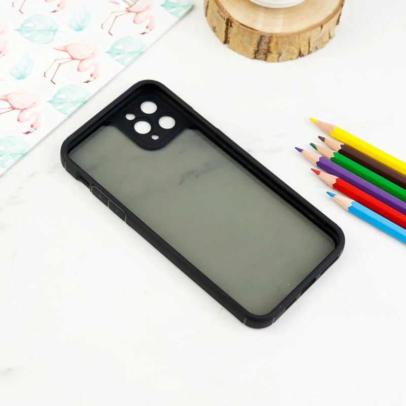 قاب اورجینال PC Carbon محافظ لنز دار iPhone 11 Pro Max مشکی