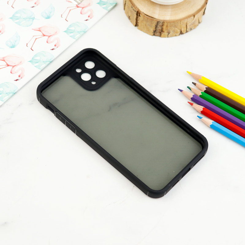 قاب اورجینال PC Carbon محافظ لنز دار iPhone 11 Pro Max مشکی