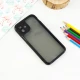 قاب اورجینال PC Carbon محافظ لنز دار iPhone 12 مشکی