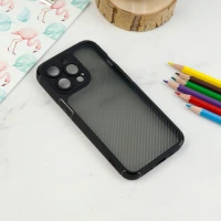 قاب اورجینال PC Carbon محافظ لنز دار iPhone 13 Pro مشکی