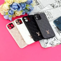 قاب چرمی LV محافظ لنزدار iPhone 13 Pro Max