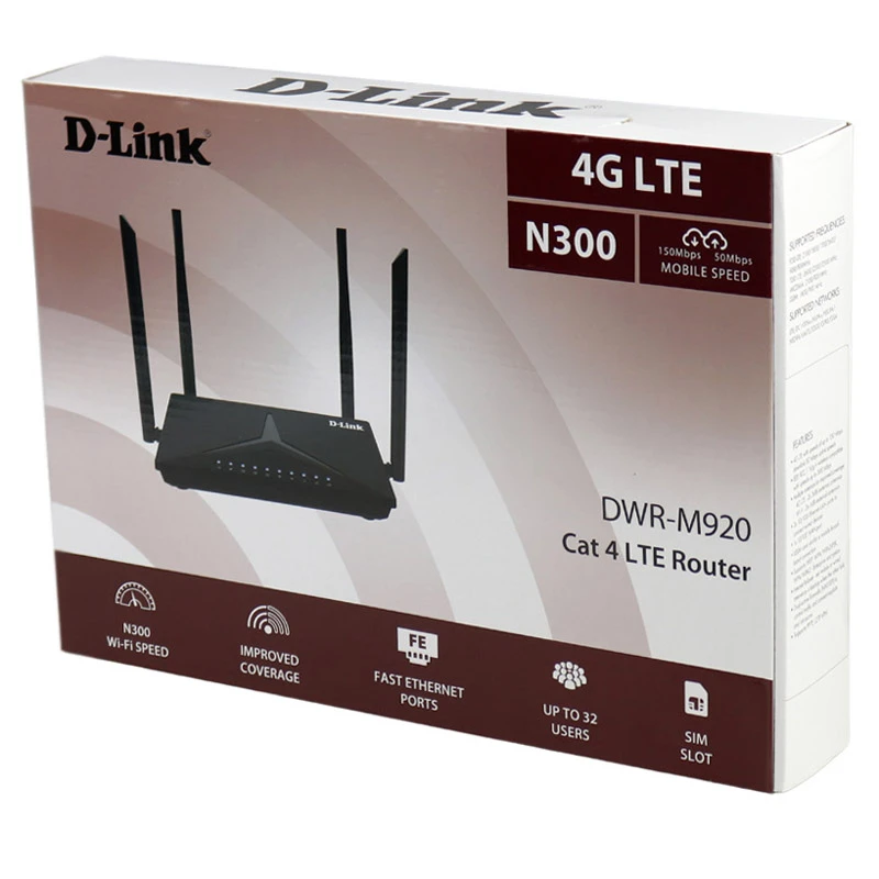 مودم روتر سیمکارتی 4G LTE دی لینک DWR-M920
