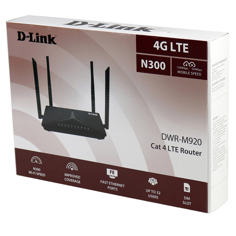مودم روتر سیمکارتی 4G LTE دی لینک DWR-M920