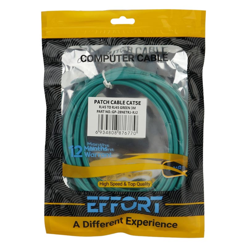 کابل شبکه Effort Cat5 3m