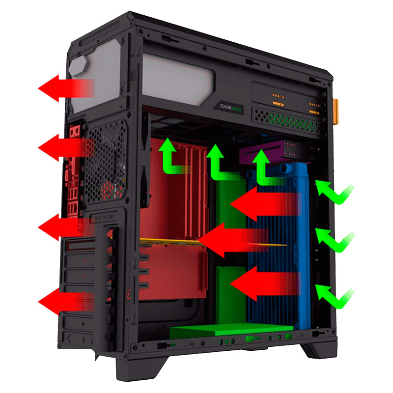 کیس کامپیوتر گیم مکس GameMax Matrix G562 RGB