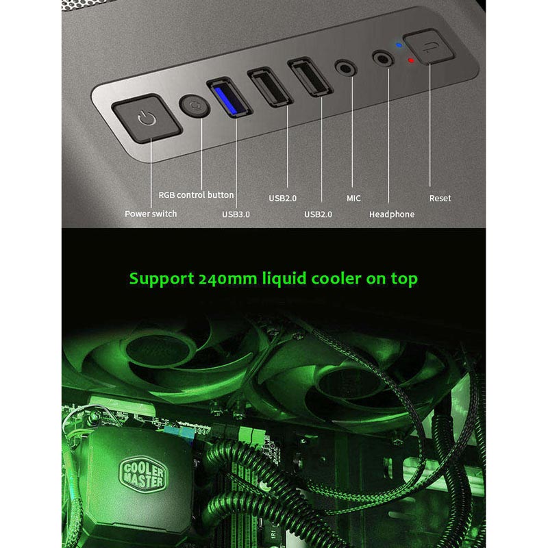 کیس کامپیوتر گیم مکس GameMax RockStar 1 RGB