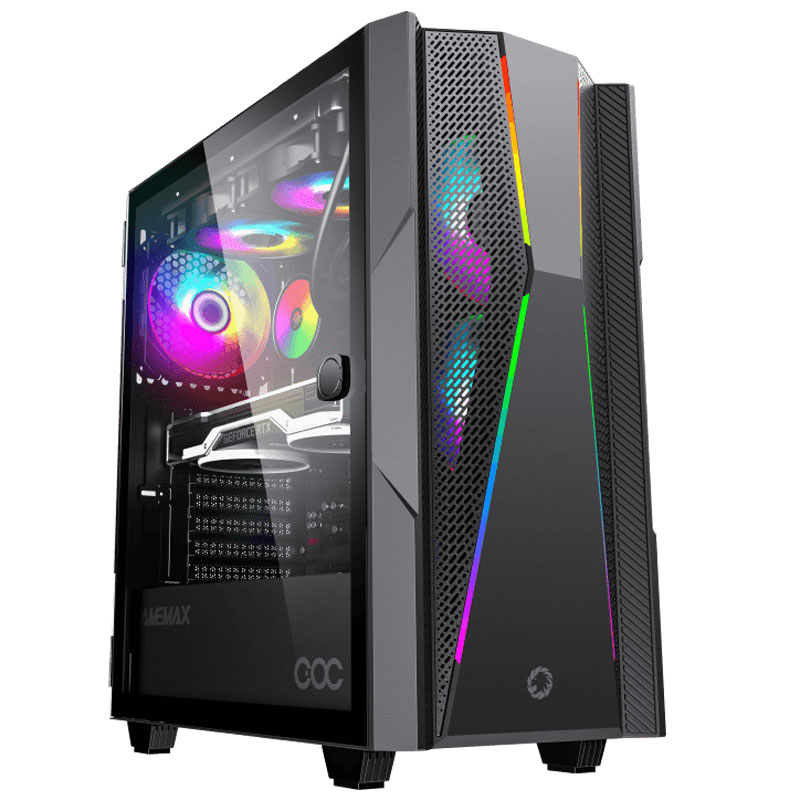 کیس کامپیوتر گیم مکس GameMax Typhoon COC ARGB