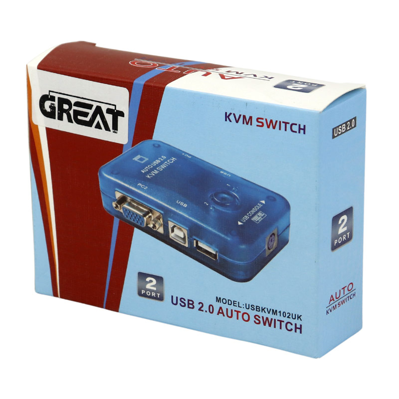 سوییچ Great FJ-102UK 2Port KVM