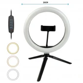رینگ لایت رو میزی 10 اینچ Ring Fill Light HX-260