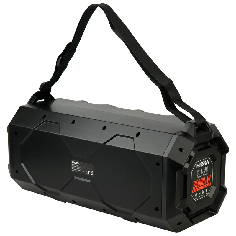 اسپیکر بلوتوثی رم و فلش خور Hiska B165 + میکروفون و ریموت کنترل