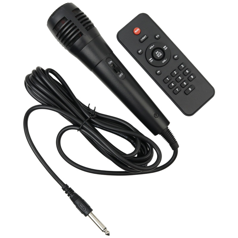 اسپیکر بلوتوثی رم و فلش خور Hiska B165 + میکروفون و ریموت کنترل