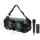 اسپیکر بلوتوثی رم و فلش خور Hiska B165 + میکروفون و ریموت کنترل