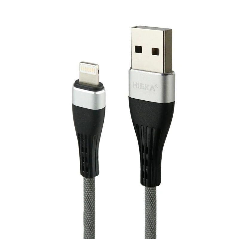 کابل لایتنینگ فست شارژ 5 آمپر هیسکا LX-207 طول 1 متر