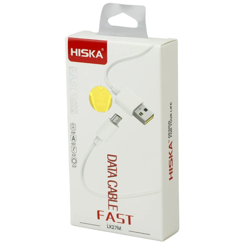 کابل میکرو یو اس بی 2 آمپر هیسکا LX-27M طول 1 متر