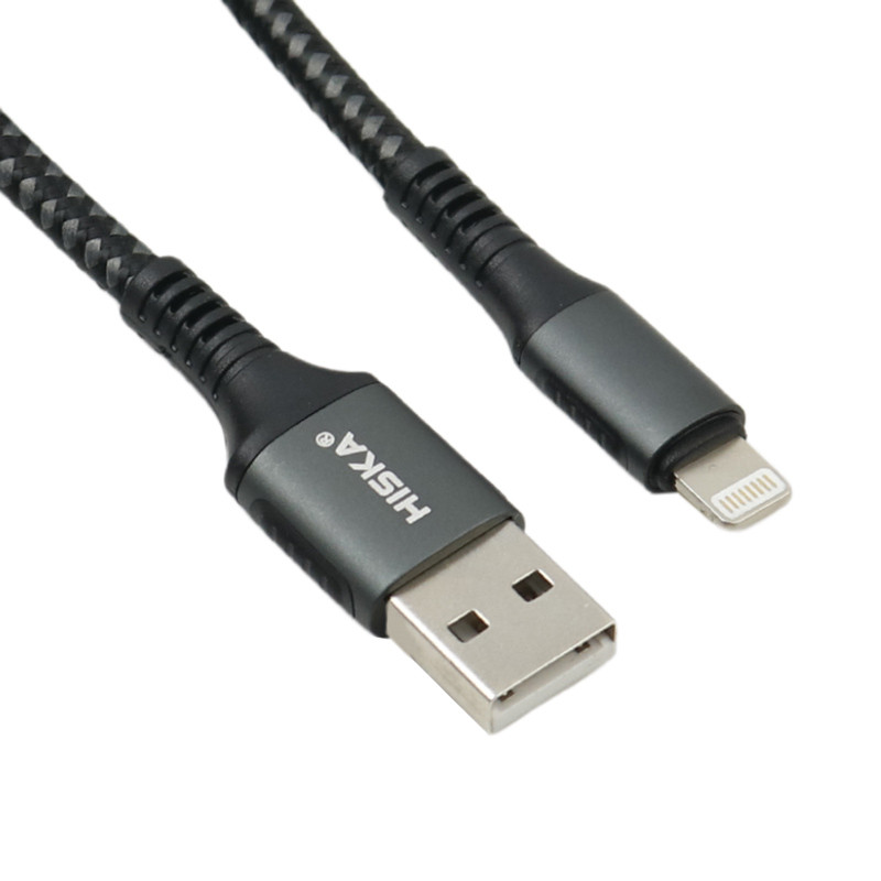 کابل آیفونی فست شارژ Hiska LX-292 5A 1m