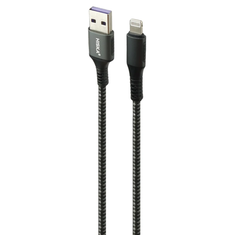 کابل لایتنینگ فست شارژ 5 آمپر هیسکا LX-292 طول 1 متر
