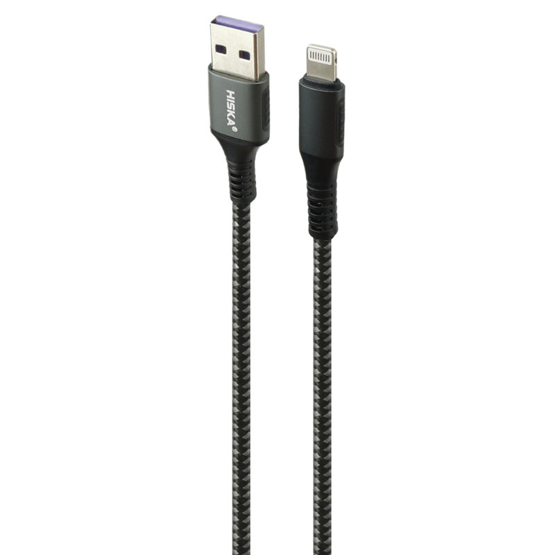 کابل آیفونی فست شارژ Hiska LX-292 5A 1m