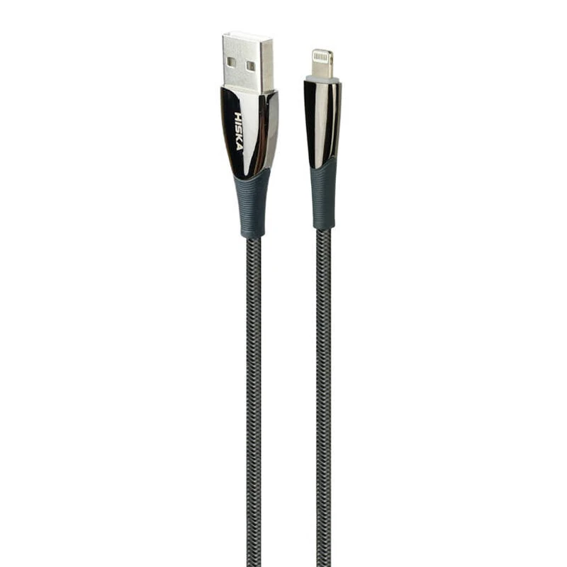 کابل لایتنینگ فست شارژ 2.4 آمپر هیسکا LX-297 طول 1 متر
