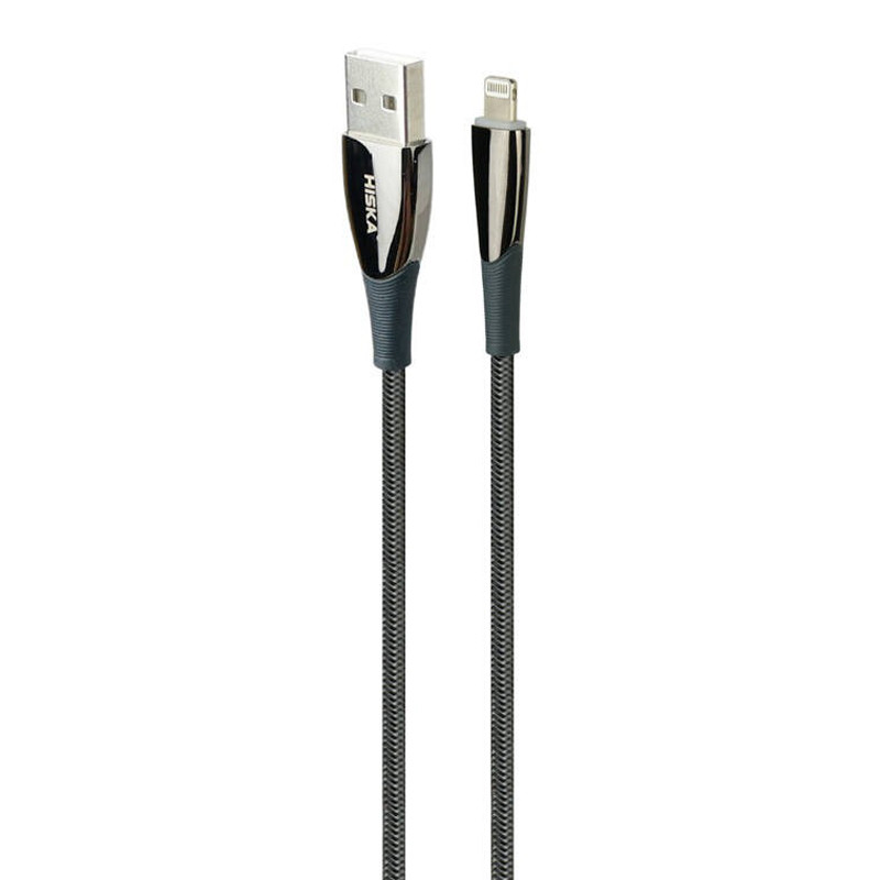 کابل آیفونی فست شارژ Hiska LX-297 2.4A 1m