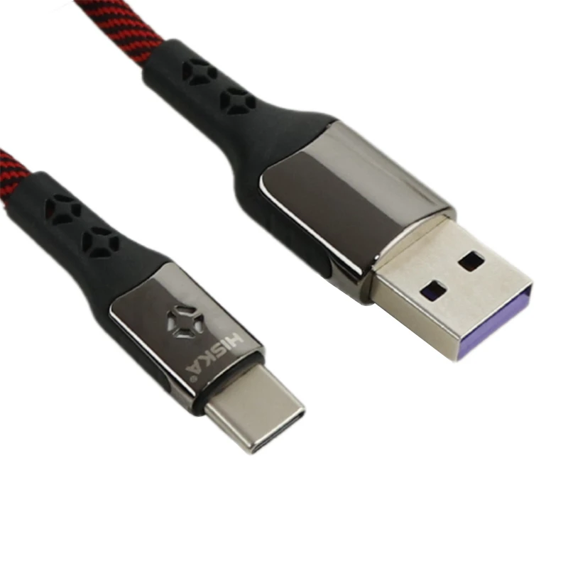 کابل تایپ سی فست شارژ 4 آمپر هیسکا LX-303 طول 1 متر