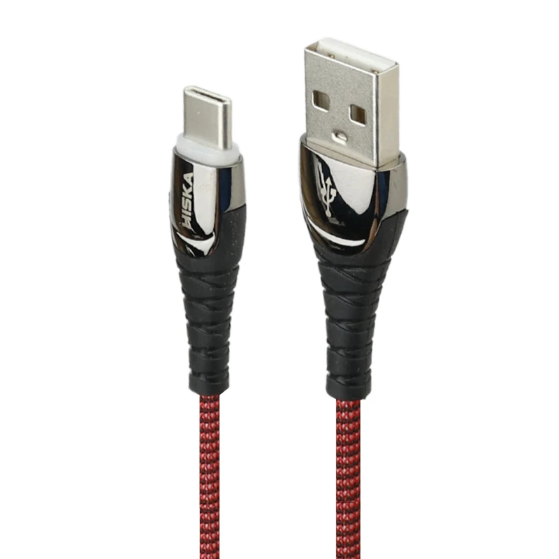 کابل تایپ سی فست شارژ 2.4 آمپر هیسکا LX-822 طول 1 متر