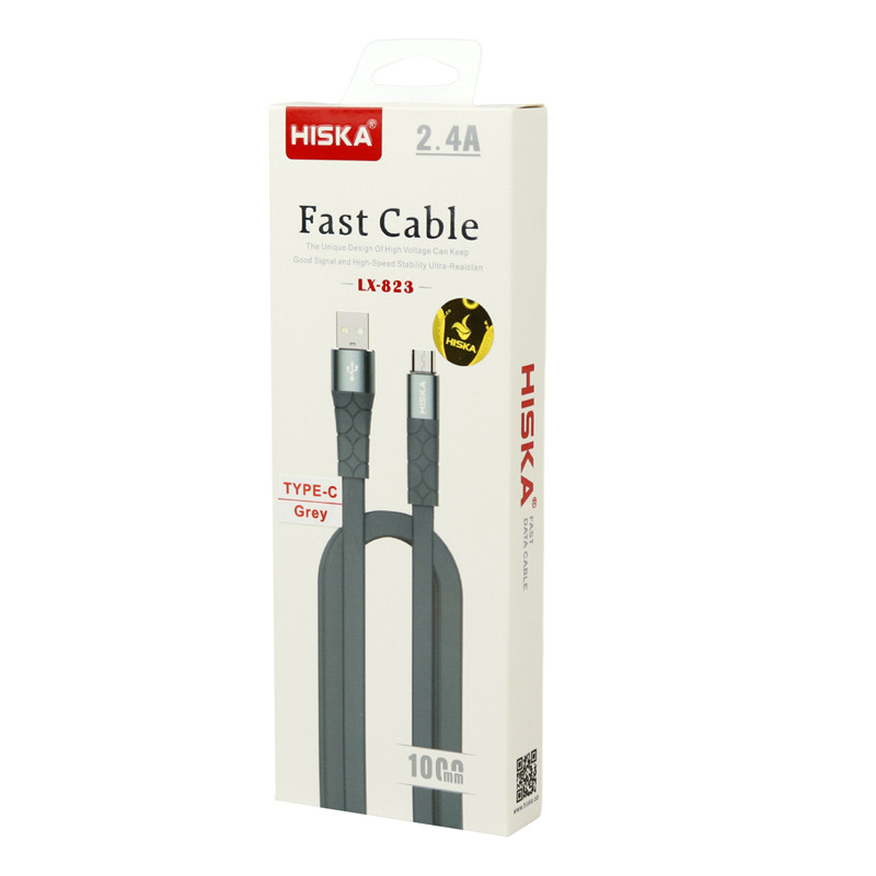 کابل تایپ سی فست شارژ Hiska LX-823 2.4A 1m