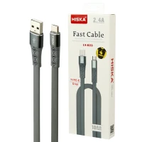 کابل تایپ سی فست شارژ Hiska LX-823 2.4A 1m