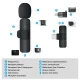 میکروفون یقه ای بی سیم K8 + تبدیل Type-C to Lightning