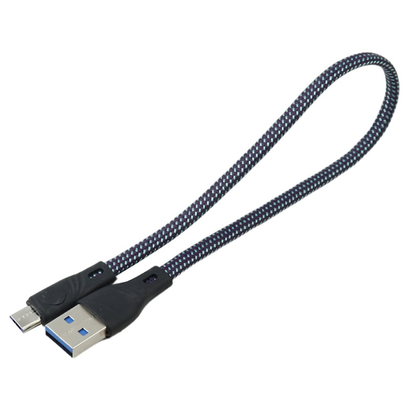 کابل کوتاه میکرو یو اس بی فست شارژ Kenxinda M-202 2.4A 30cm