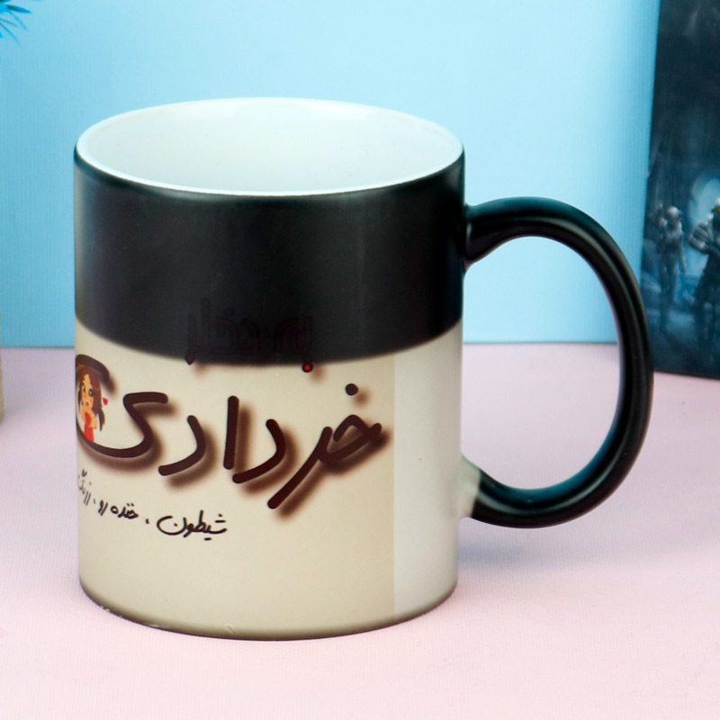 ماگ سرامیکی حرارتی دختر خردادی