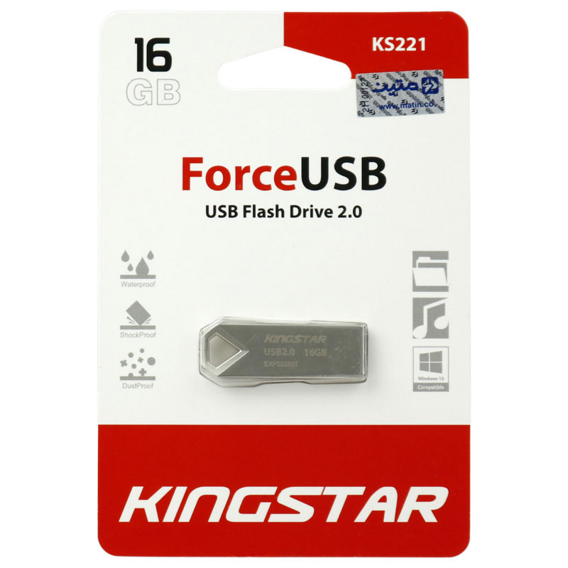 فلش 16 گیگ کینگ استار KingStar Force KS221