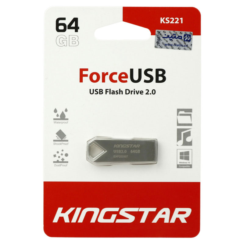فلش 64 گیگ کینگ استار KingStar Force KS221