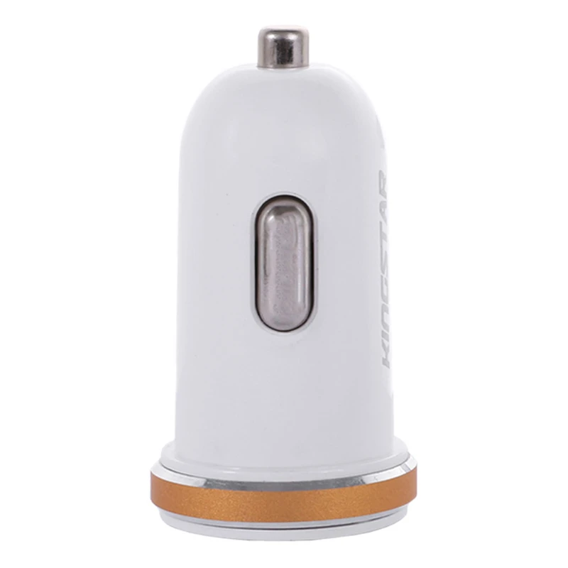 شارژر فندکی فست شارژ KingStar KC110i 2.1A 10.5W + کابل آیفونی