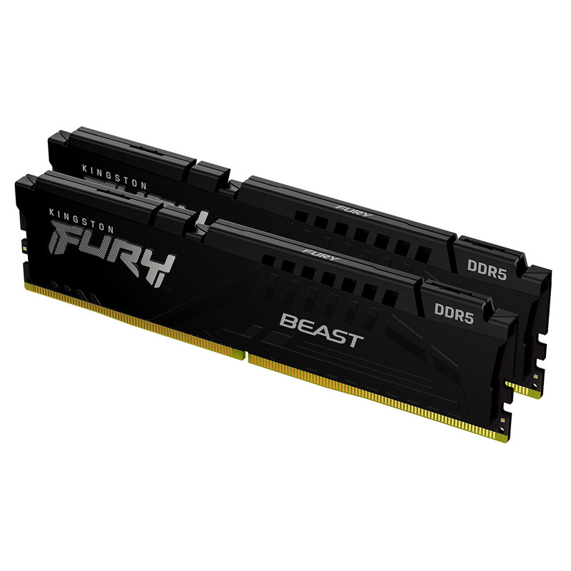 رم کامپیوتر Kingston FURY Beast 32GB DDR5 5200MHz CL40 Dual
