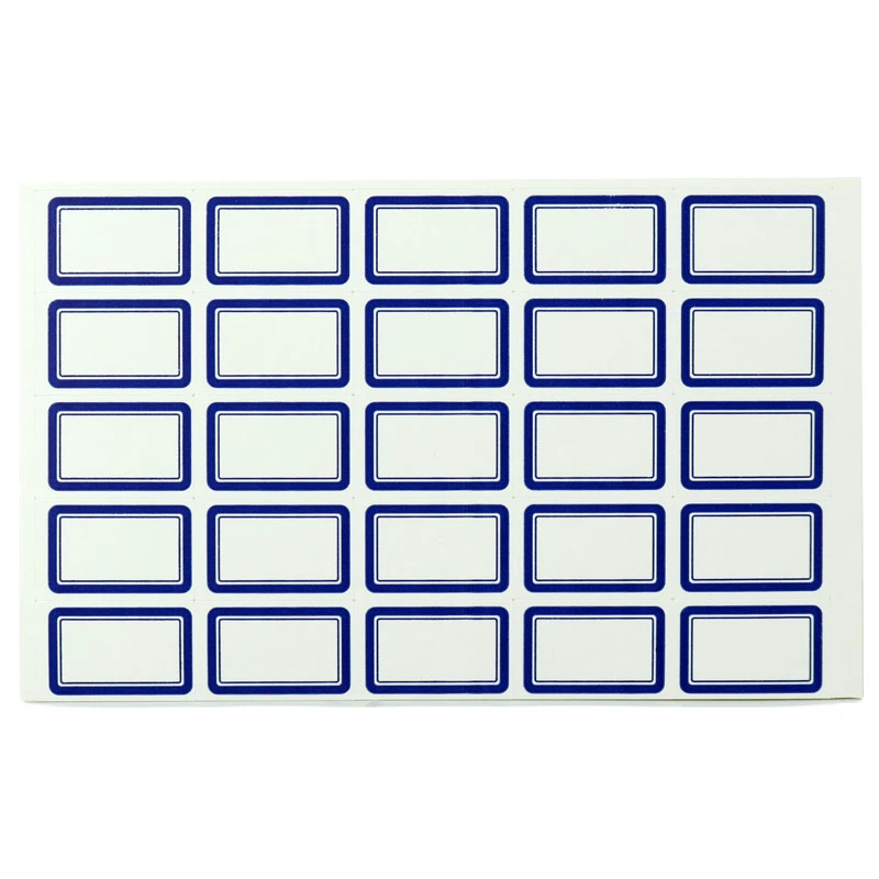 برچسب دور آبی 13*23 میلی متر بسته 1250 عددی