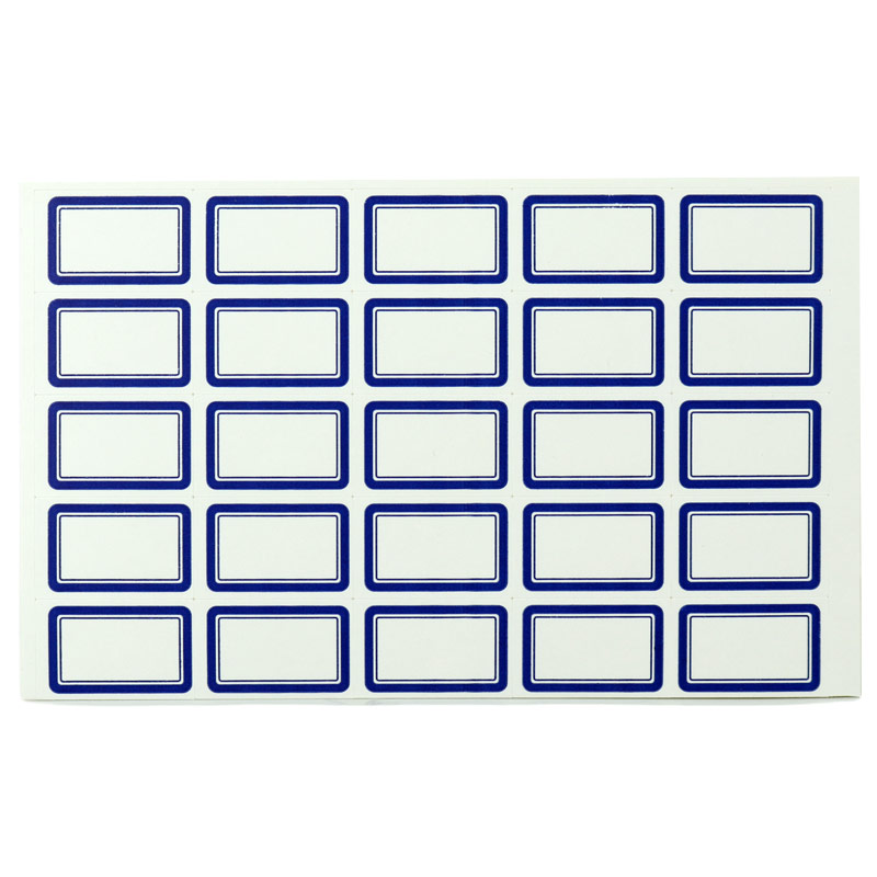 برچسب دور آبی 13*23 میلی متر بسته 1250 عددی