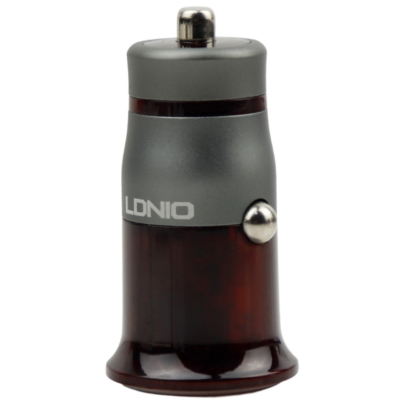 شارژر فندکی فست شارژ Ldnio C304Q 3A QC3.0 18W + کابل میکرو یو اس بی