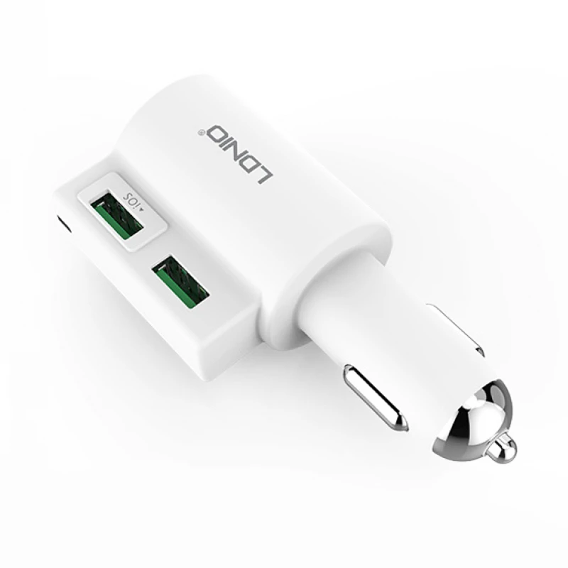 شارژر فندکی فست شارژ Ldnio CM10 4.2A 21W
