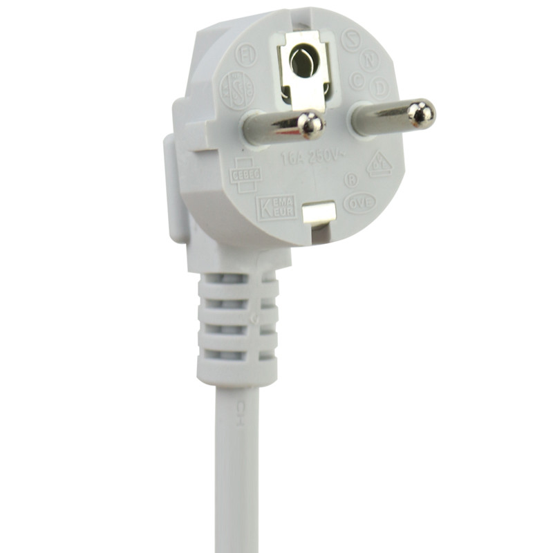 چند راهی 3 خانه برق ارت دار الدینیو SC3412 با کابل 2 متری + شارژر USB و Type-C