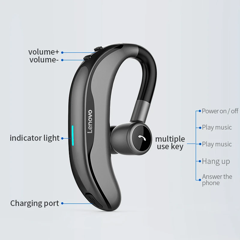 هدست بلوتوث تک گوش Lenovo BH1
