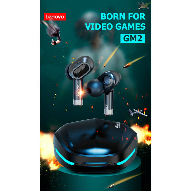 هندزفری بلوتوثی گیمینگ لنوو Think Plus Live Pods GM2