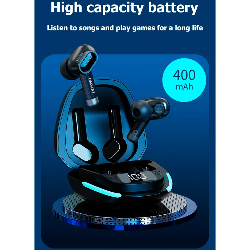 هندزفری بلوتوثی گیمینگ لنوو Think Plus Live Pods GM2