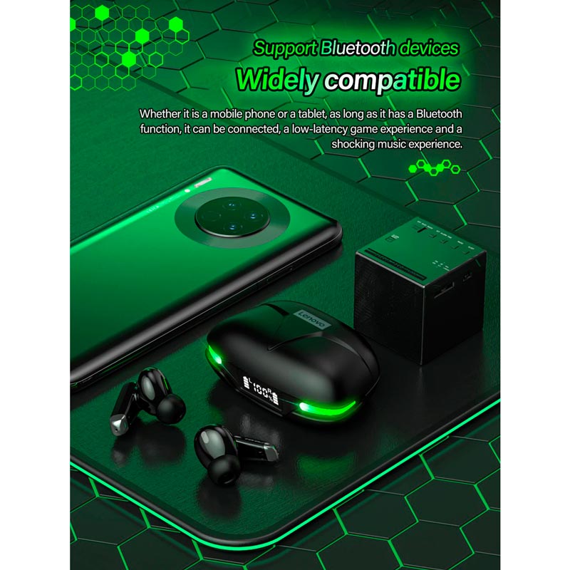 هندزفری بلوتوثی گیمینگ لنوو Think Plus Live Pods GM3
