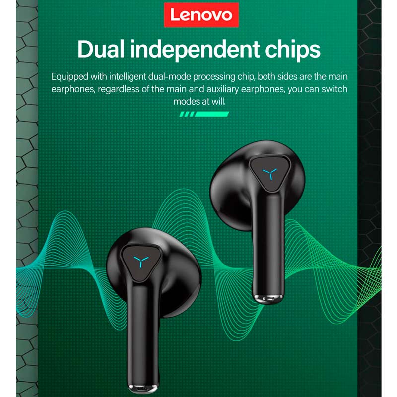 هندزفری بلوتوثی گیمینگ لنوو Think Plus Live Pods GM5
