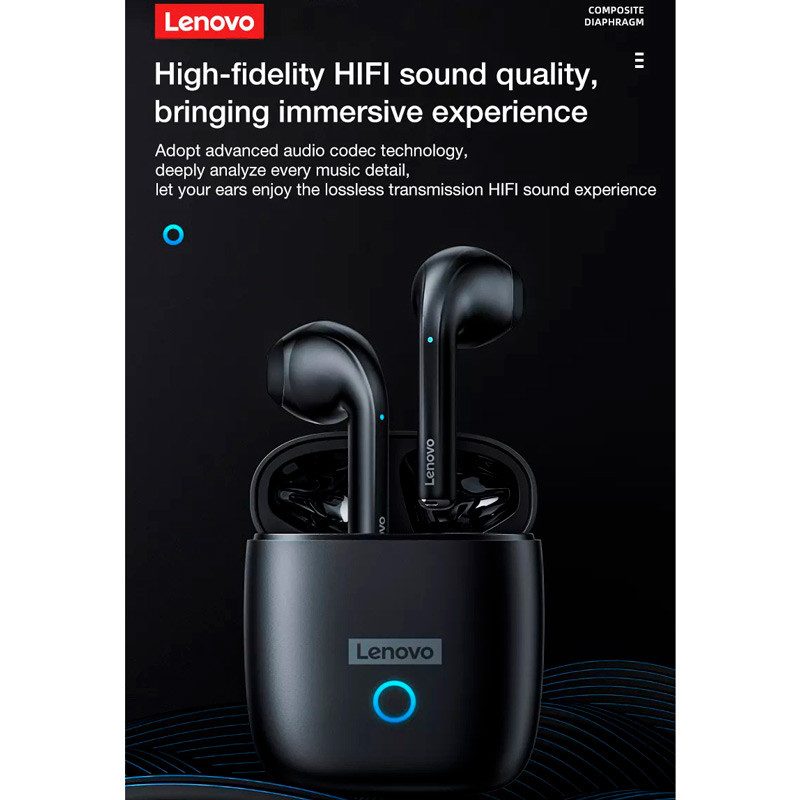 هندزفری بلوتوثی گیمینگ لنوو Think Plus Live Pods LP50