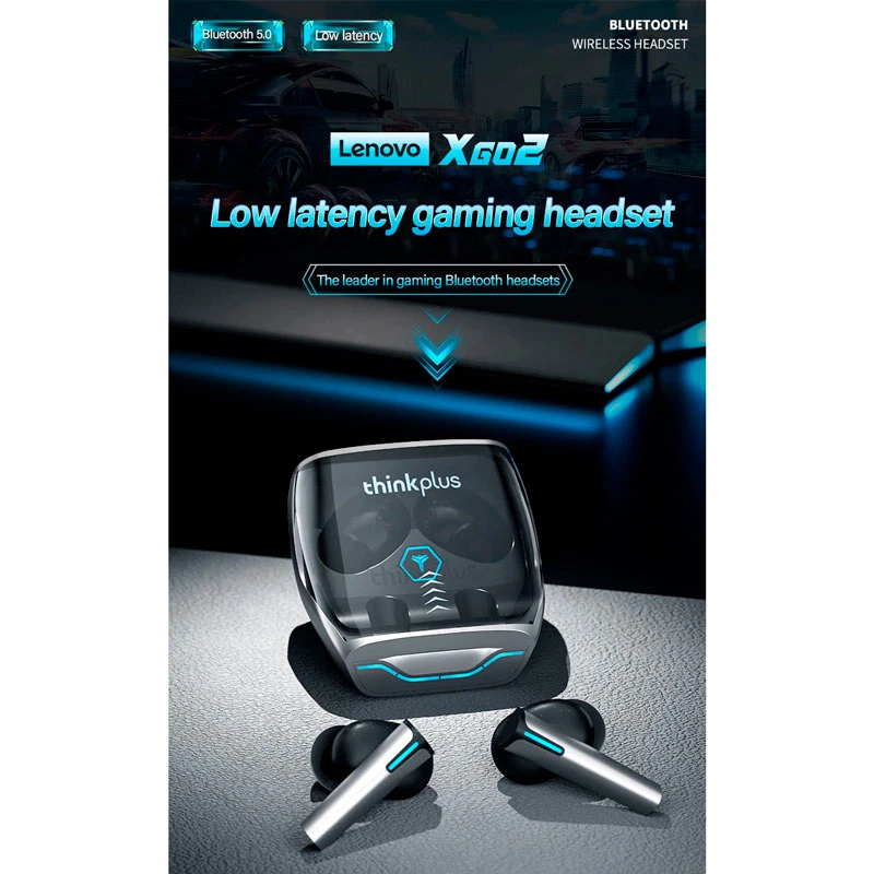 هندزفری بلوتوثی گیمینگ لنوو Think Plus Live Pods XG02