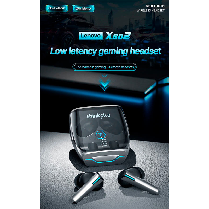 هندزفری بلوتوثی گیمینگ لنوو  Think Plus Live Pods XG02