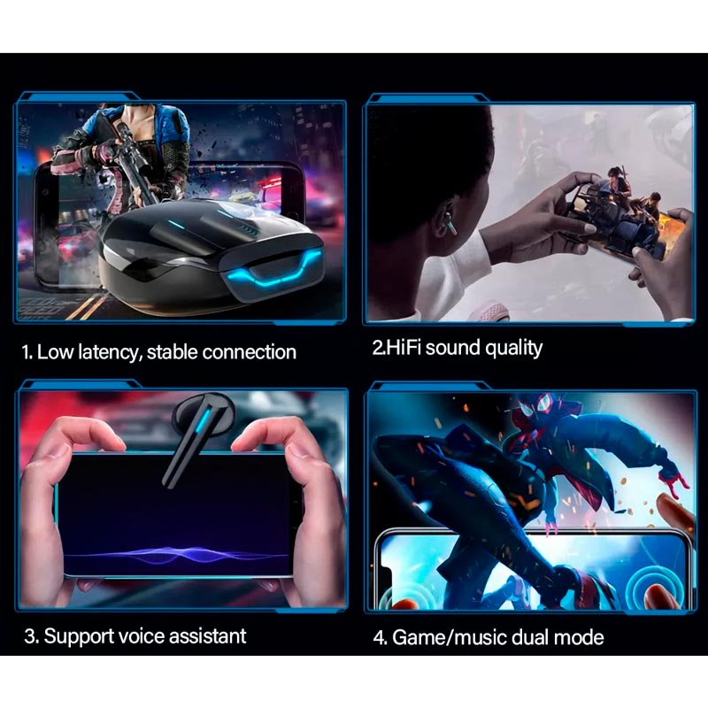 هندزفری بلوتوثی گیمینگ لنوو  Think Plus Live Pods XG02