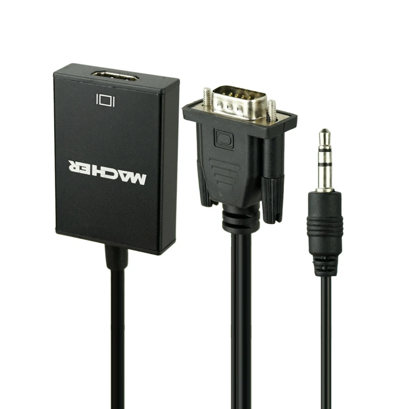 تبدیل VGA به HDMI مچر MR-207 + کابل پاور